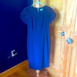 Calvin Klein navy blue dress.